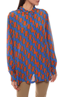 Блуза женская Marina Rinaldi 2113088 30 голубая 25 IT