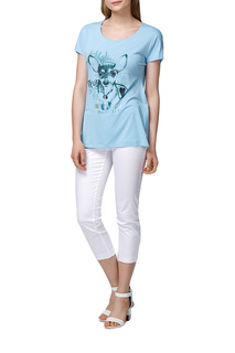 Футболка женская Helmidge 7412 голубая 10 UK