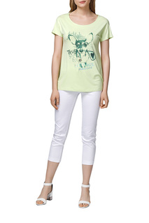 Футболка женская Helmidge 7413 зеленая 14 UK