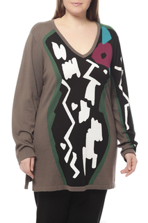 Пуловер женский Marina Rinaldi 2361269 79 коричневый L