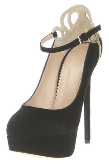 Туфли женские Charlotte Olympia F143642 черные 38,5 RU
