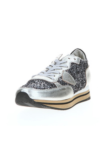 Кроссовки женские PHILIPPE MODEL THLD FN04 серебристые 38 RU