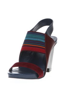 Босоножки женские United nude 10341830604 коричневые/синие/бордовые 37 RU