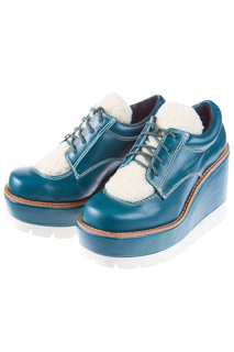 Ботинки женские JEFFREY CAMPBELL NOLDEN TEAL зеленые 38 RU