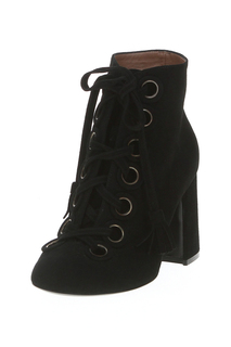 Ботильоны женские Laurence Dacade PADDLEKIDSUEDE черные 37 RU