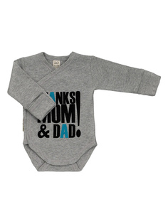 Боди Lucky Child Серый р.62