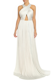 Платье женское Maria Lucia Hohan CURACAO/BLUE MIST бежевое 36 IT