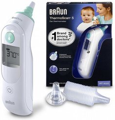 Термометр ушной BRAUN IRT 6020 ThermoScan 5