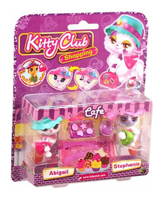 Игровой набор Dracco Kitty Club Club Shopping 2 фигурки с аксессуарами D162003-3850