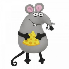 Мягкая игрушка-антистресс Maxitoys Мышонок с Сыром, 33 см