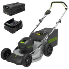 Аккумуляторная бесщеточная газонокосилка GreenWorks GC82LM46K5 (арт. 2502407UB)
