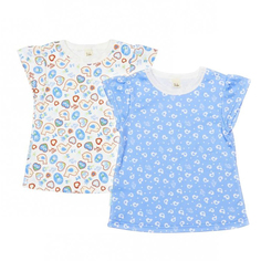 Комплект футболок 2 шт Lucky Child Бежевый р.68