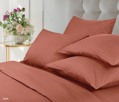 Комплект постельного белья Verossa Stripe двуспальный Terracotta
