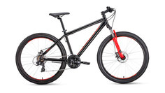 FORWARD Велосипед Forward Sporting 27.5 2.0 disc (2020) серый/черный 17"