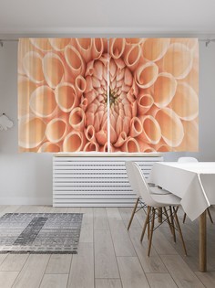 Шторы под лён «Нежный цветок», серия Oxford DeLux, 290х180 см Joy Arty