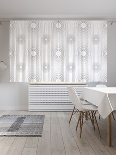 Шторы под лён «Солнечная симметрия», серия Oxford DeLux, 290х180 см Joy Arty