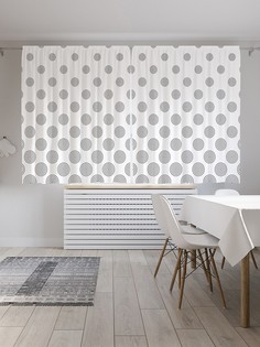 Шторы под лён «Приближение спиралей», серия Oxford DeLux, 290х180 см Joy Arty