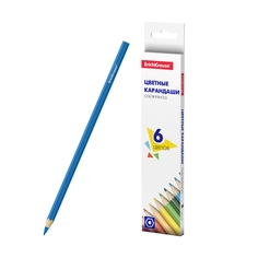 Цветные карандаши ErichKrause шестигранные Basic 6 цветов