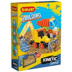 Конструктор Bauer Building Kinetic Стройка с кинетическим песком, с трактором и грузовиком Бауэр