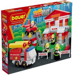 Конструктор Bauer Fireman Пожарная часть, 164 детали Бауэр