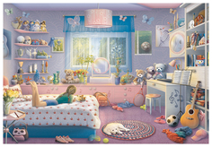 Пазл Ravensburger Комната сестры 200 деталей