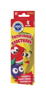Луч Пластилин растительный КРОХА 5 цв., арт. 25С 1557-08