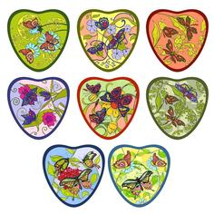 Прихватка-сердце "Бабочки" МультиДом