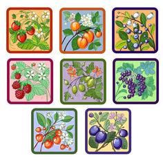 Прихватка "Ягодки", 17х17 см МультиДом