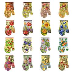 Прихватка-рукавица "Ассорти", 15х25 см МультиДом