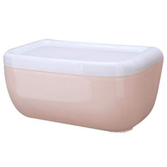 BH-TOILP-02 Полка-держатель для туалетной бумаги, розовый, 23,5х12х13,5 см Blonder Home
