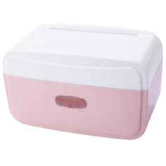 BH-TOILP-06 Полка-держатель для туалетной бумаги, цвет розовый, 24,5х13х15 см Blonder Home