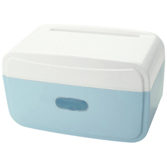 BH-TOILP-05 Полка-держатель для туалетной бумаги, цвет голубой, 24,5х13х15 см Blonder Home