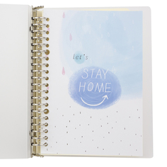 Блокнот на кольцах, А5 "Акварель" (home) Kawaii Factory