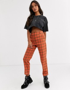 Выбеленный черный свободный кроп-топ с карманом ASOS DESIGN