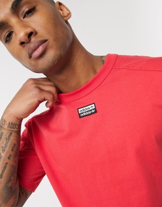 Красная футболка с логотипом adidas Originals-Оранжевый