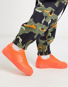 Ярко-оранжевые кроссовки ASOS DESIGN-Оранжевый