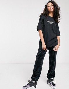 Черная футболка с логотипом Juicy Couture-Черный