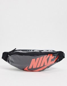 Черная сумка-кошелек на пояс Nike Heritage-Черный
