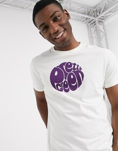 Белая футболка с логотипом Pretty Green-Белый