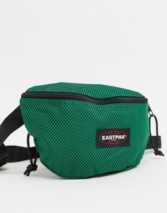 Зеленая сумка-кошелек объемом 2 литра с сетчатой отделкой Eastpak-Зеленый