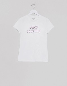 Белая футболка Juicy Couture Black Label-Белый