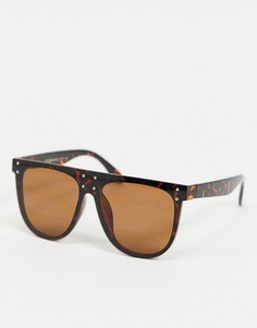 Солнцезащитные очки с плоским верхом AJ Morgan kimmie-Коричневый