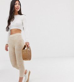 Трикотажные леггинсы ASOS DESIGN Petite-Черный