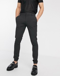 Темно-серые облегающие джоггеры ASOS DESIGN-Серый