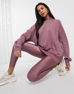 Мягкий свитшот oversized от комплекта ASOS DESIGN-Розовый