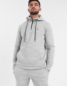 Серый худи с молнией Burton Menswear