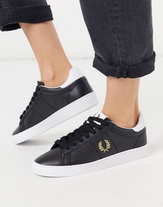 Кожаные кроссовки Fred Perry Spencer-Белый