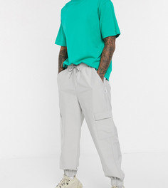 Серые брюки с карманами карго COLLUSION-Серый
