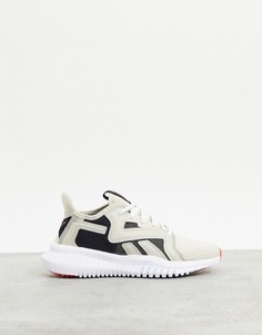 Светло-бежевые кроссовки Reebok Training flexagon 3.0-Светло-бежевый