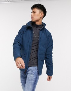 Куртка с карманами Abercrombie & Fitch-Темно-синий